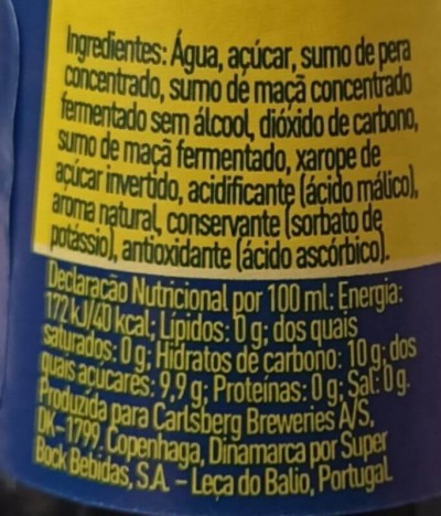Somersby Sidra Pera Sin Alcohol 6x20cl