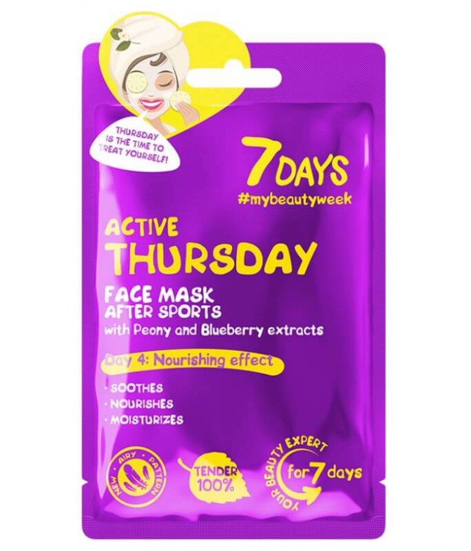 7Days Máscara Facial Active Thursday 28gr