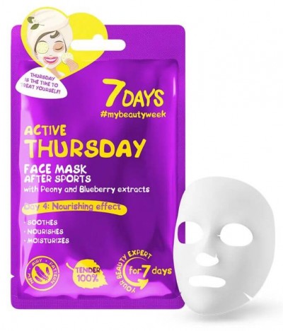 7Days Máscara Facial Active Thursday 28gr