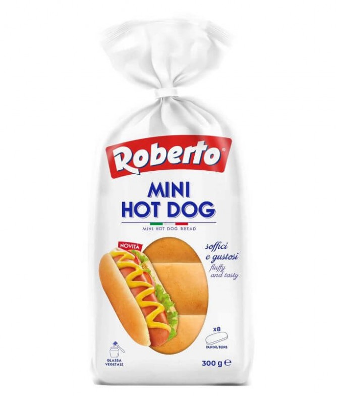 Roberto Mini Pão Hot Dog 300gr