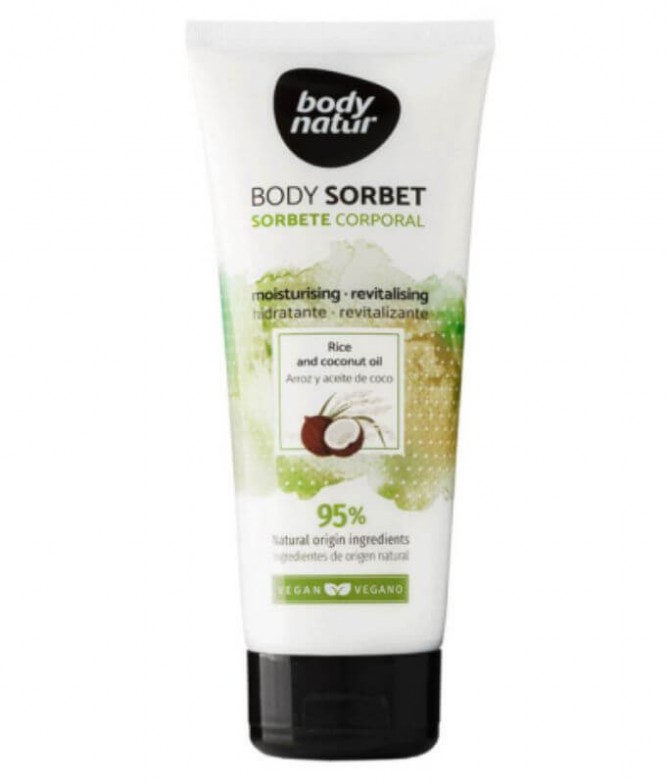 Body Natur Sorbete Corporal Arroz Aceite Coco 200ml
