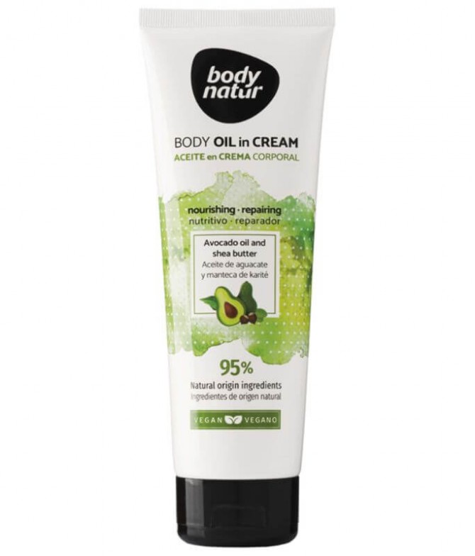 Body Natur Aceite Crema Corporal Aguacate Manteca Karité 250ml