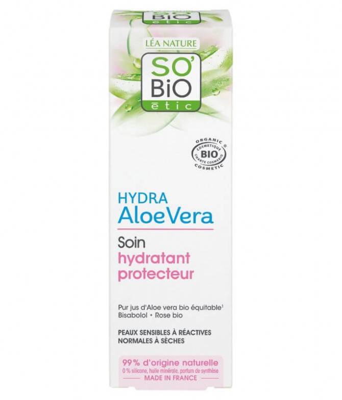 SO'BiO Crema Dermoprotector 5 en 1 Aloe Vera 50ml