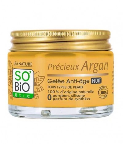 SO'BiO Gel Noche Anti-Envejecimiento 40ml