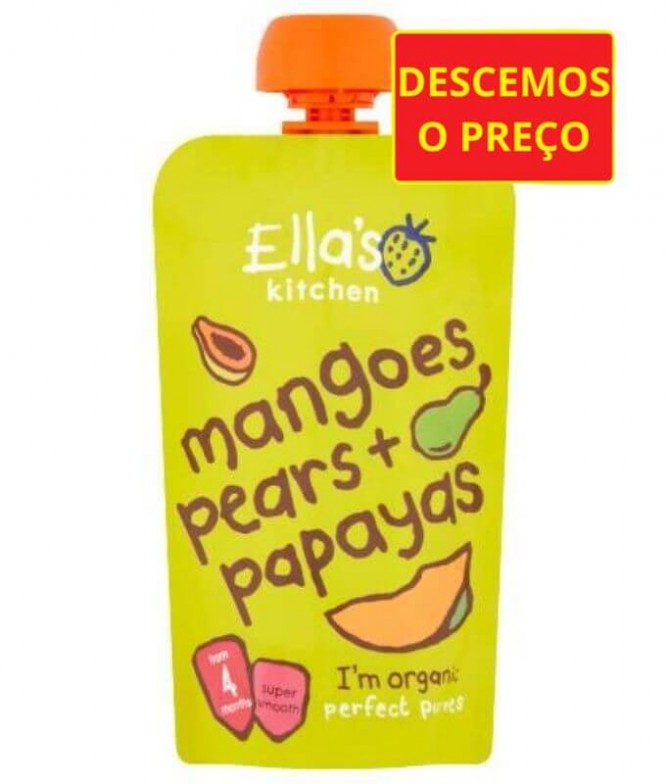 Ella's Kitchen Snack Mango Pera Papaya 100gr