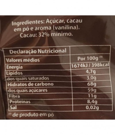 Prato Rico Chocolate Polvo 100gr