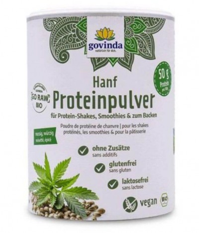 Govinda Proteína Cânhamo Pó BIO 400gr
