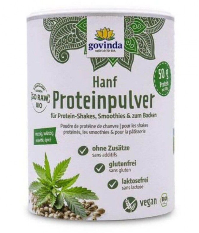 Govinda Proteína Cânhamo Pó BIO 400gr