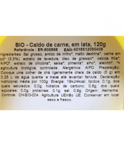 Erntesegen Caldo Carne BIO 120gr