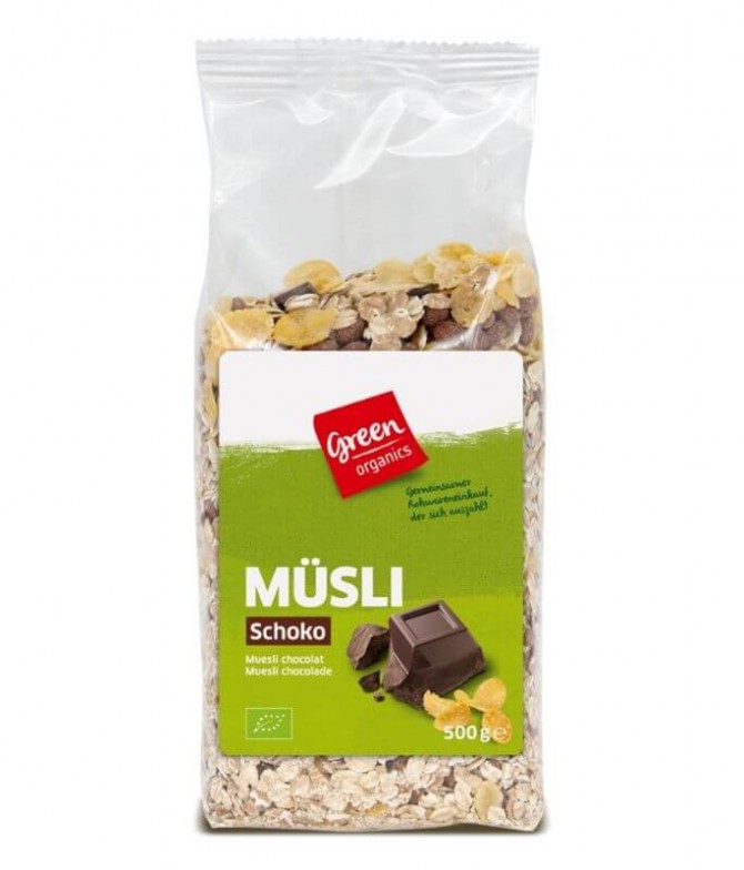 Green Organics Muesli Chocolate BIO 500gr