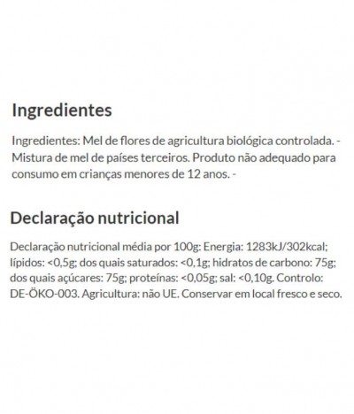 Green Organics Mel BIO 500gr