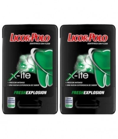 PACK FAMÍLIA 2 Licor del Polo X-ite Pasta Dentes 75ml