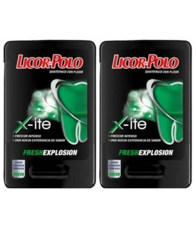 PACK FAMÍLIA 2 Licor del Polo X-ite Pasta Dentes 75ml