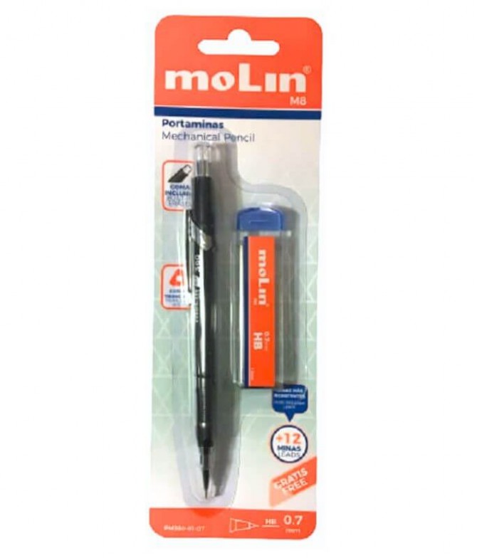 Molin Lapiseira + Minas GRÁTIS 1un