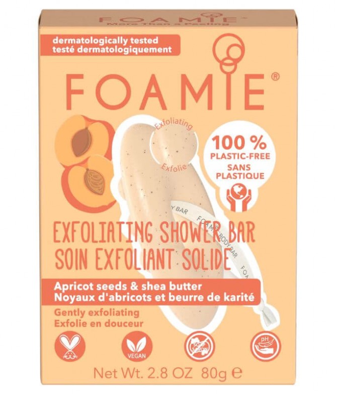 Foamie Gel Banho Sólido Damasco Karité 80gr