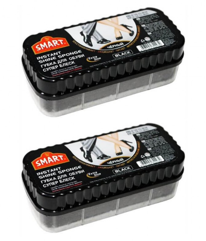 PACK 2 Smart Express Esponja Calçado Preto 1un PACK 2 Smart Express Esponja Calçado Preto 1un