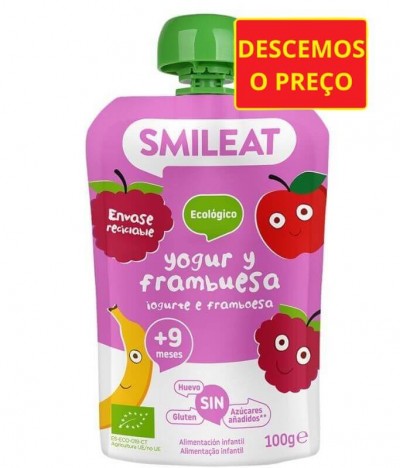 Smileat Iogurte Framboesa BIO 100gr Smileat Iogurte Framboesa BIO 100gr