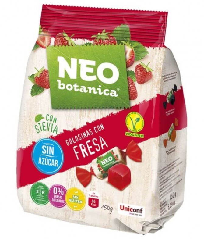 NEO Botanica Goma Morango Stevia 150gr