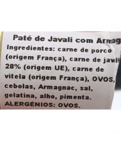 Godard Paté Javali Armagnac 65gr