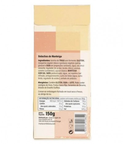 Maria Confeitaria Bolacha Manteiga 150gr