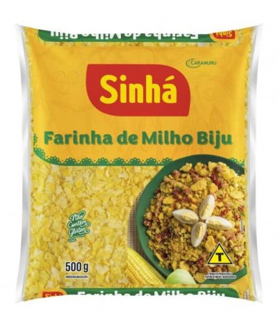 Sinhá Farinha Milho Biju 500gr