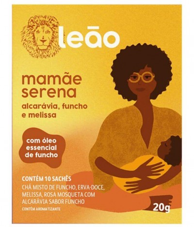 Leão Chá Mamãe Serena 10un