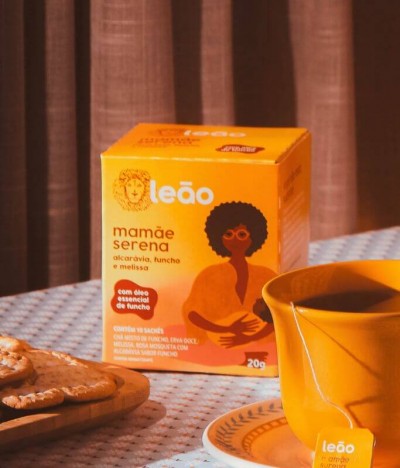 Leão Chá Mamãe Serena 10un