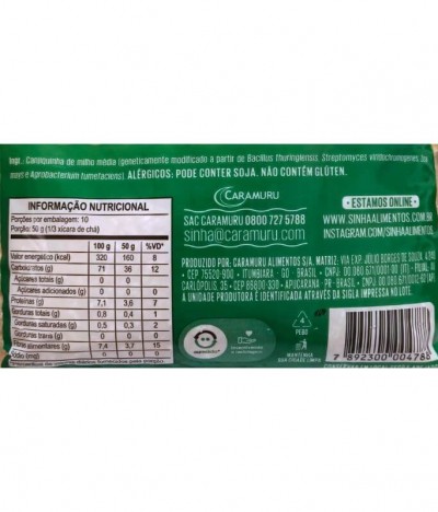 Sinhá Canjiquinha Xerém Média 500gr