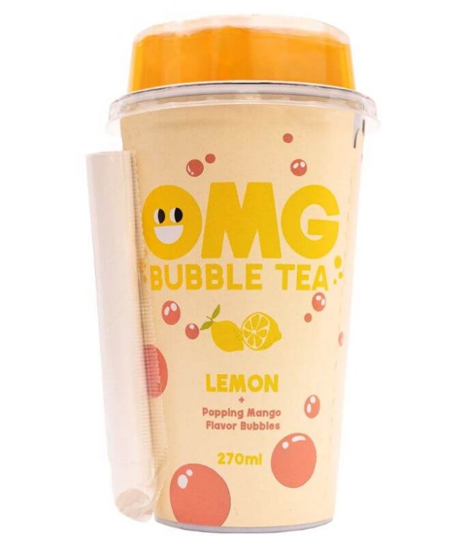 OMG Bubble Tea Limão Manga 270ml