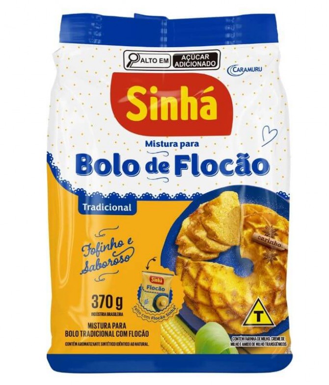 Sinhá Mistura Bolo Flocão 370gr