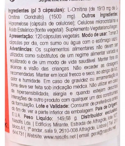 Now L-Ornithine 120un