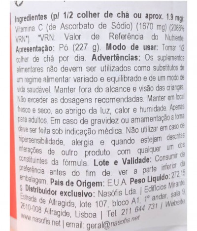 Now Ascorbato Sódio Pó 227gr