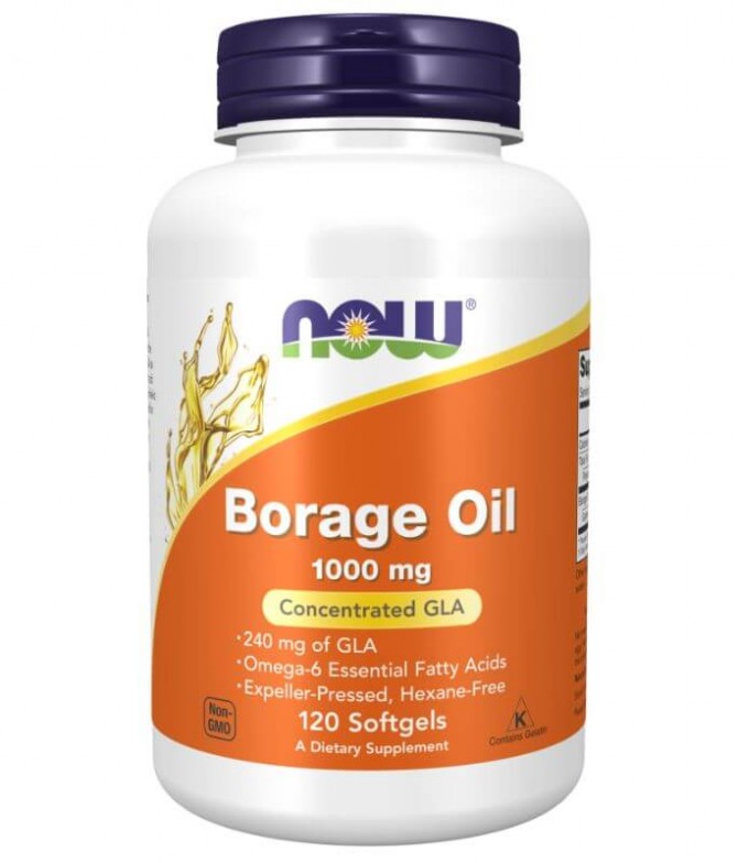Now Óleo Borragem 1000mg 60un