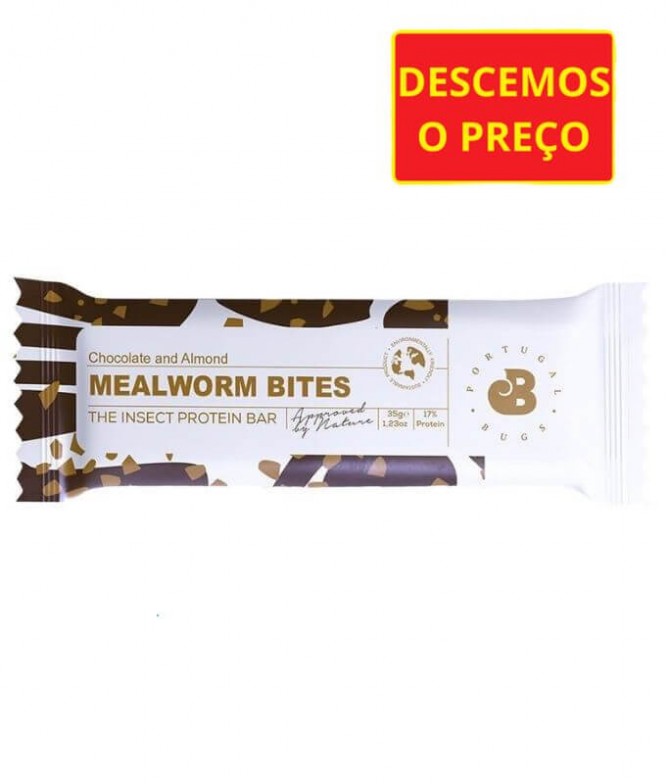 Portugal Bugs Barra Proteína Insecto Choc Almendra 35gr