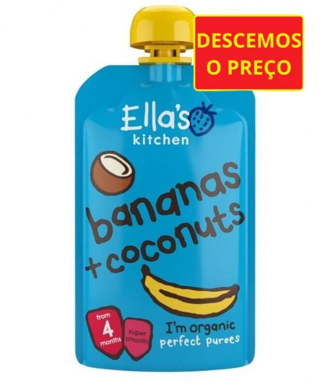 Ella's Kitchen Snack Banana Coco BIO 100gr