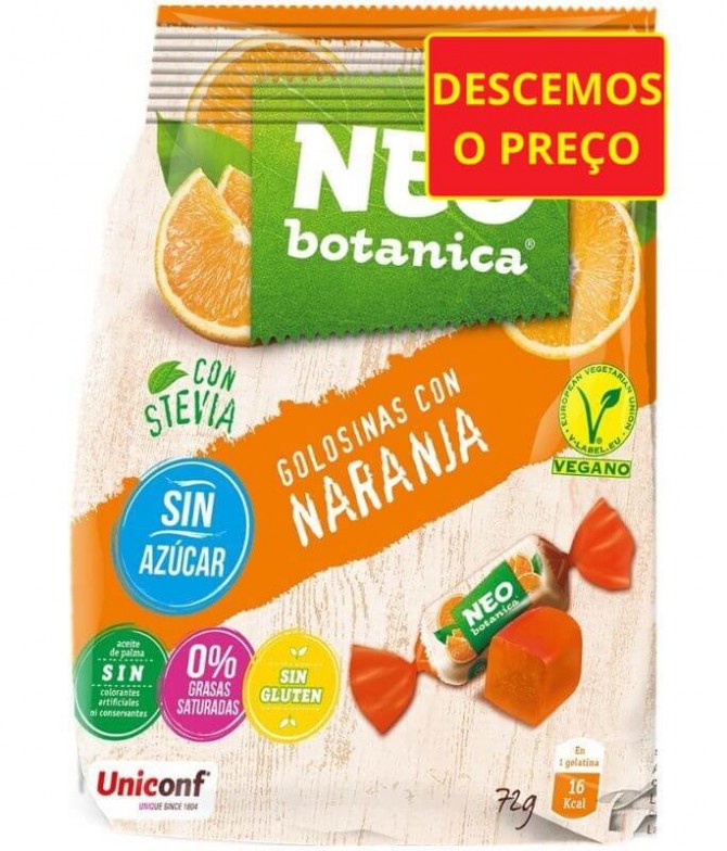 NEO Botanica Goma Laranja Stevia 72gr
