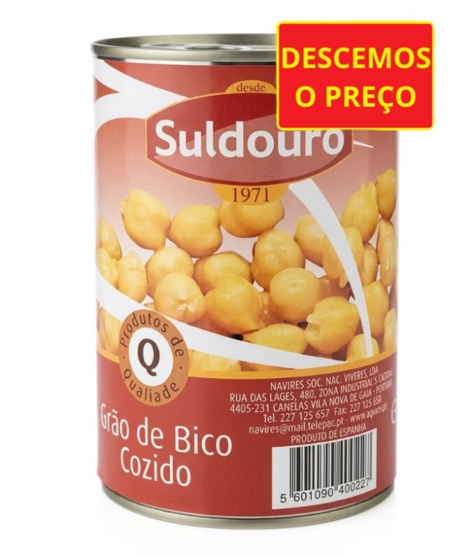 Suldouro Garbanzo 390gr