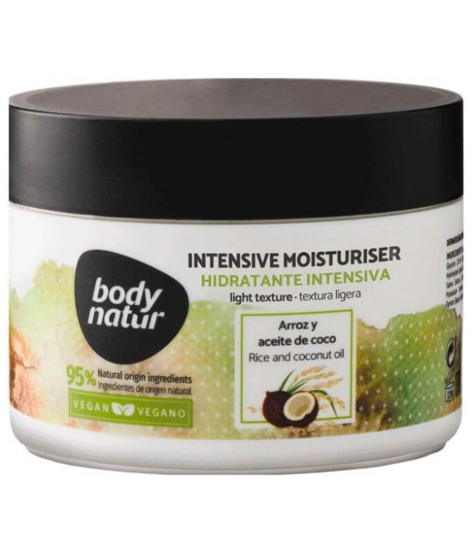 Body Natur Manteiga Corporal Arroz Óleo Coco 200ml