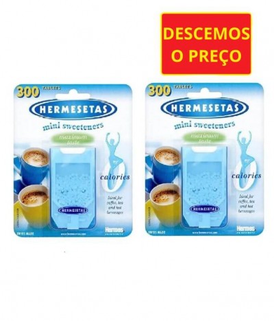PACK 2 Hermesetas Mini Edulcorante 300un