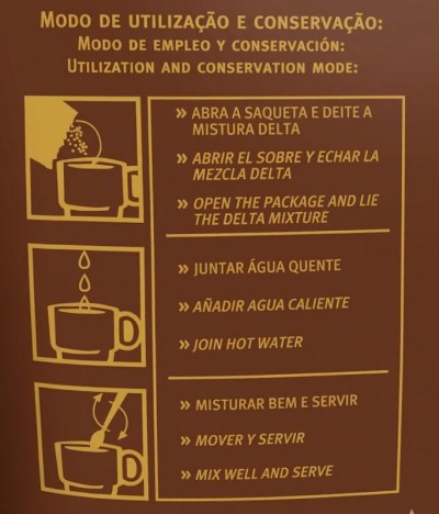 Delta Lote D'Otel Mistura Solúvel 250gr