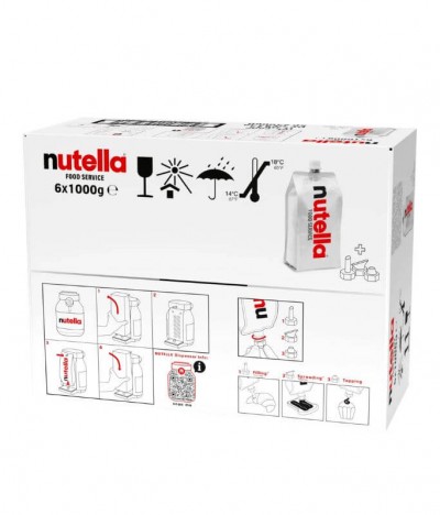 Nutella Creme Chocolate Avelã 6x1Kg