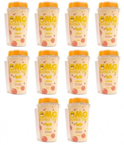 PACK 10 OMG Bubble Tea Limão Manga 270ml
