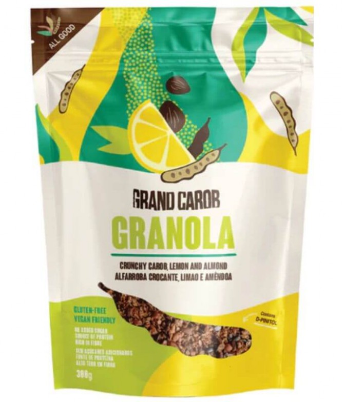 Grand Carob Granola Algarroba Limón Almendra 300gr