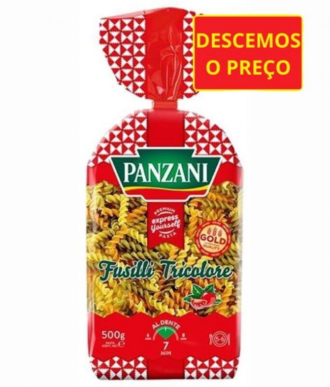 Panzani Massa Fusilli Tricolor 500gr