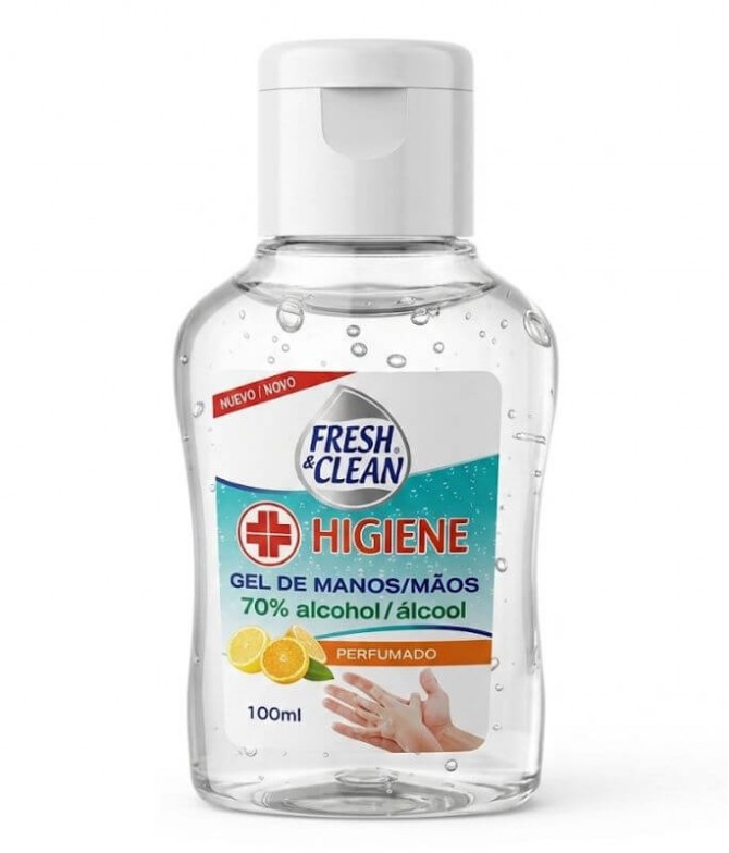 Fresh & Clean Gel Alcohol Higiene 100ml T