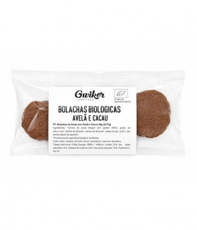 Gwiker Galleta Avellana Cacao BIO 2x17gr