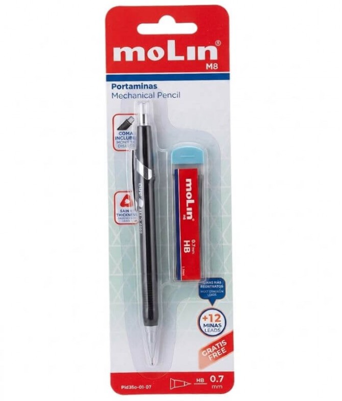 Molin Lapiseira + Minas GRÁTIS 1un