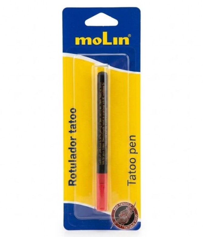 Molin Marcador Tatoo VERMELHO 1un
