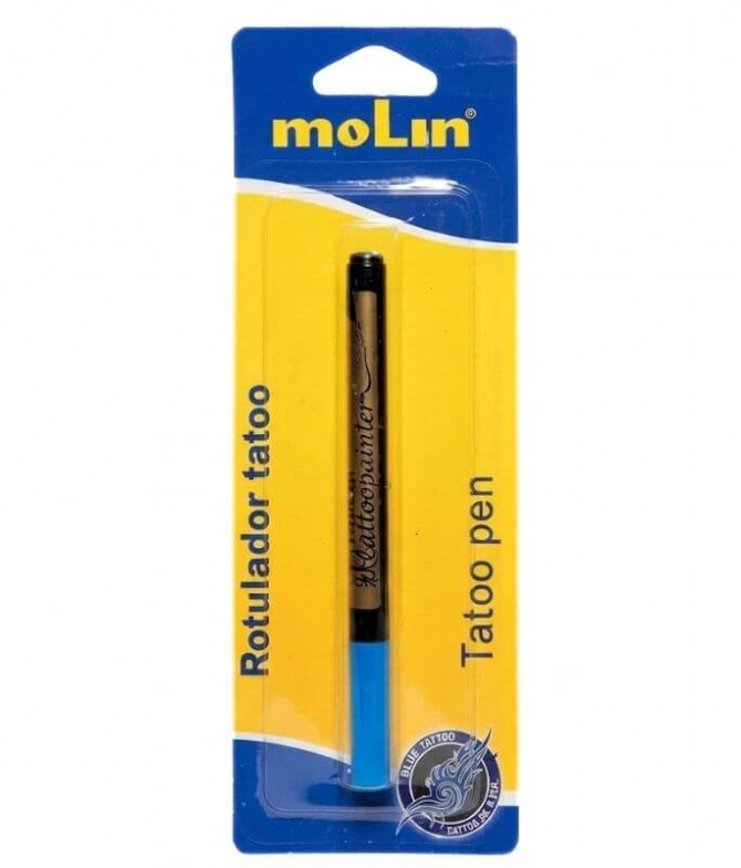 Molin Rotulador Tatoo AZUL 1un