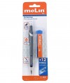 Molin Lapiseira HB 0.5mm Minas GRÁTIS 1un